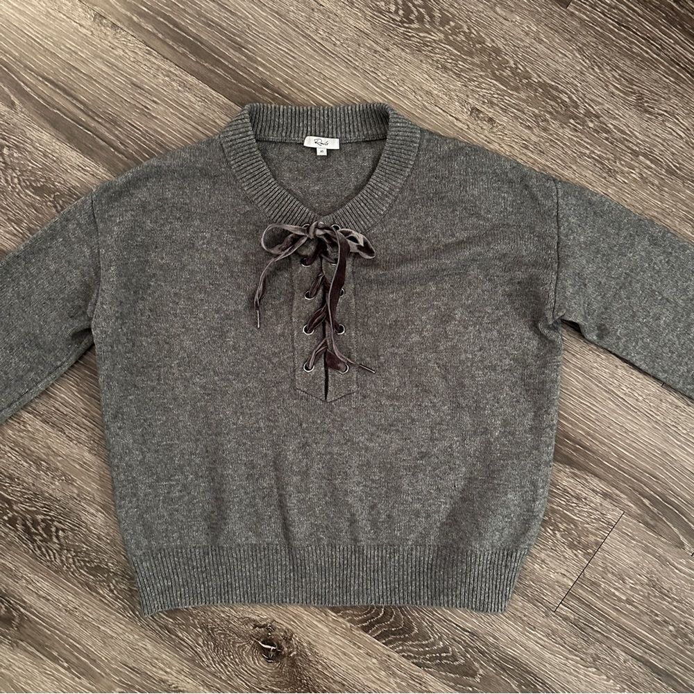 Rails lace up sweater - Picture 2 of 9